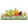 Signmission Farmers Market Decal Concession Stand Food Truck Sticker, 24" x 10", D-DC-24 Farmers Market19 D-DC-24 Farmers Market19